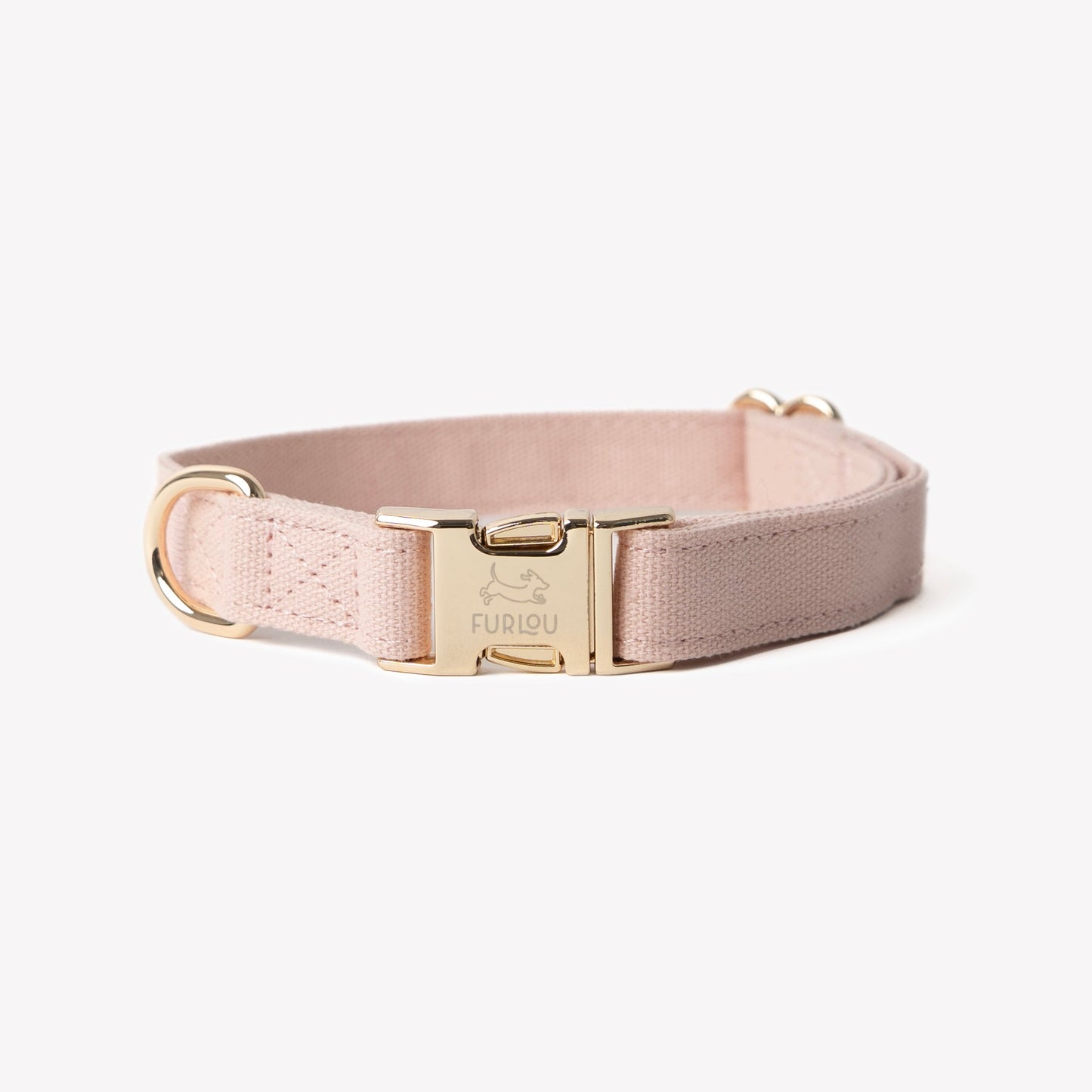 'Powder Rose' - Canvas Dog Collar