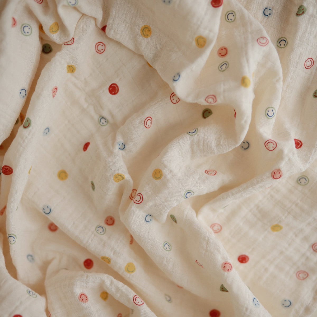 Organic Cotton Muslin Swaddle Blanket