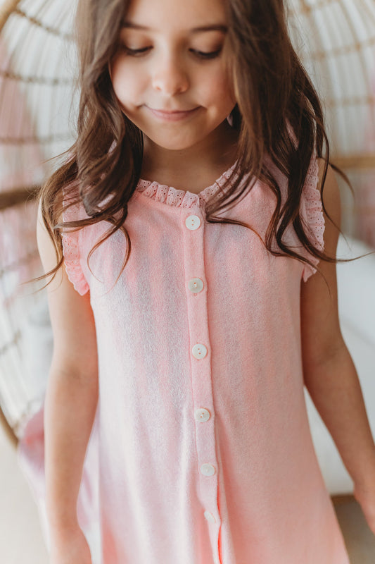 Terry Cover-up Dress ~ Orchid Pink