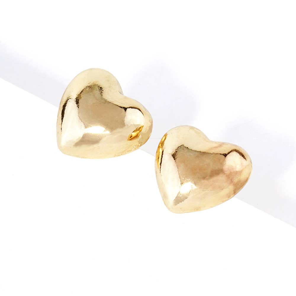 Chic Heart Stud Earrings