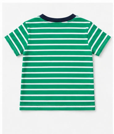 Boys Knit Stripe Short Set