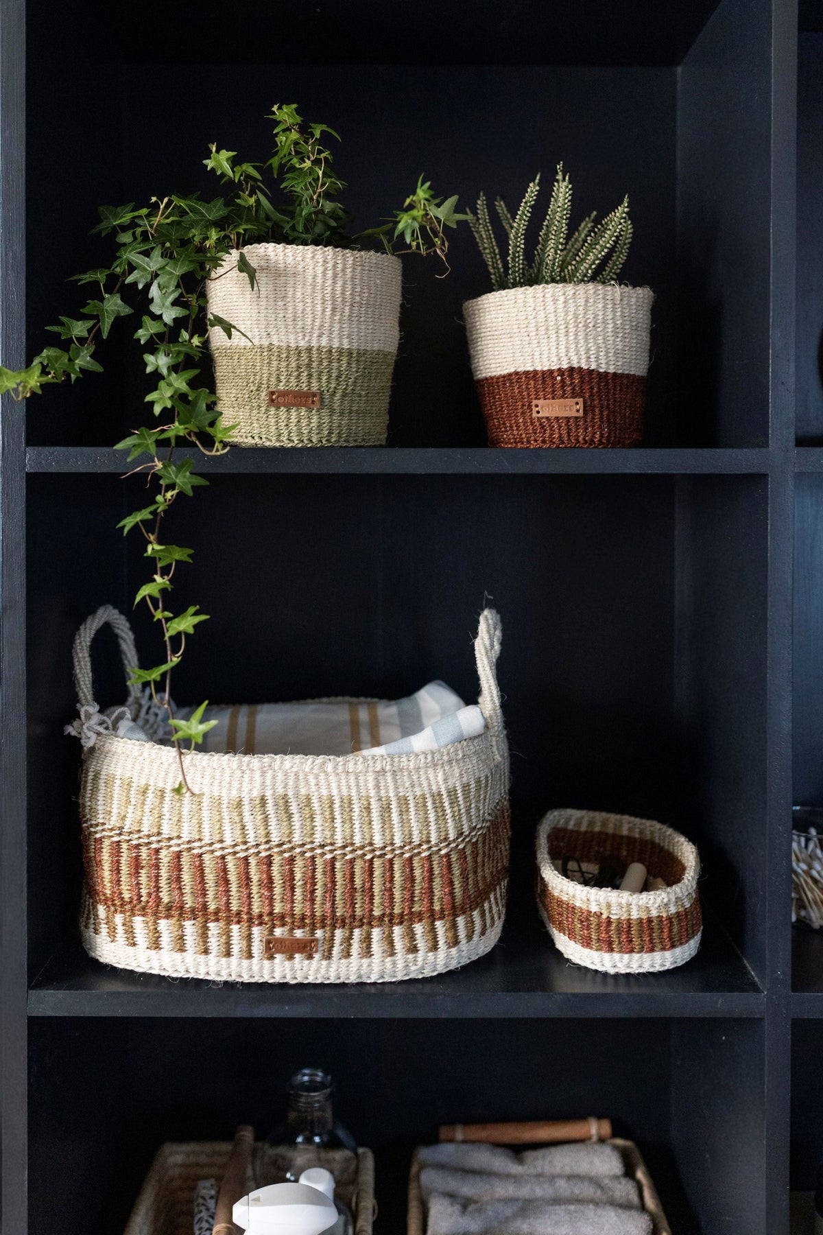 Others Large Oval Basket - Multi-color