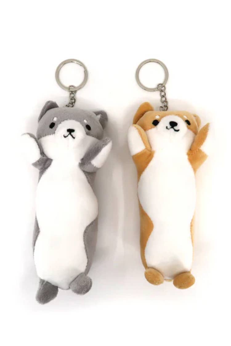 Shiba Inu Plushy Dog Key Chain Set