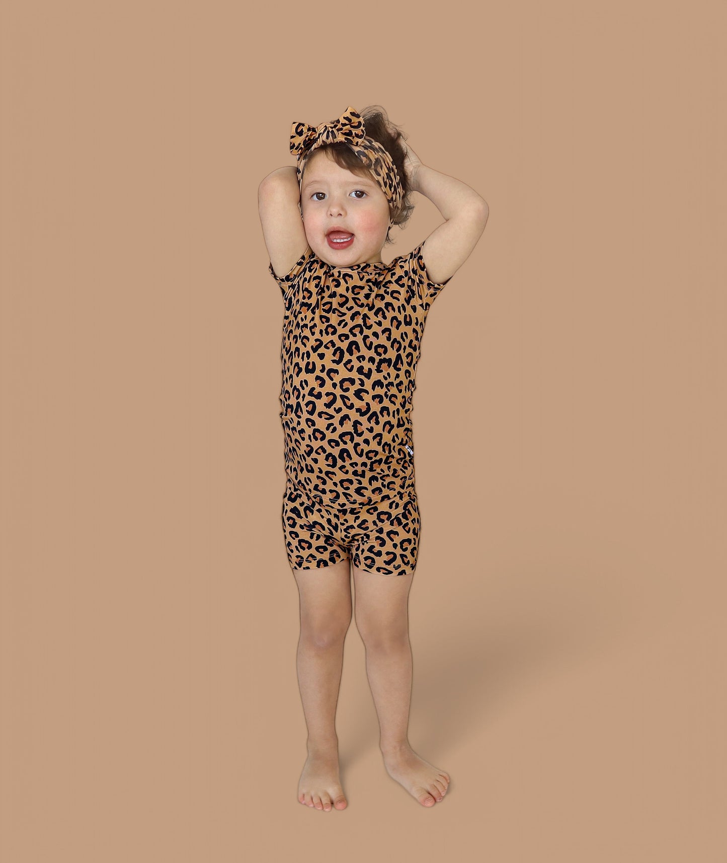 LEOPARD DREAM SHORT SET
