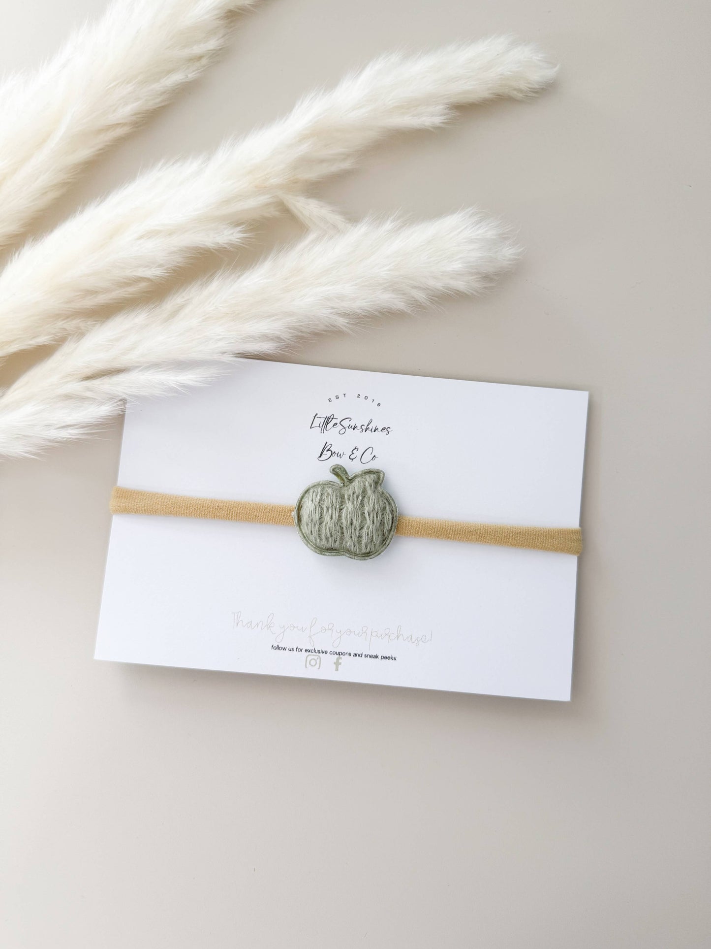 Quilted Pumpkin Hair Clips & Headbands