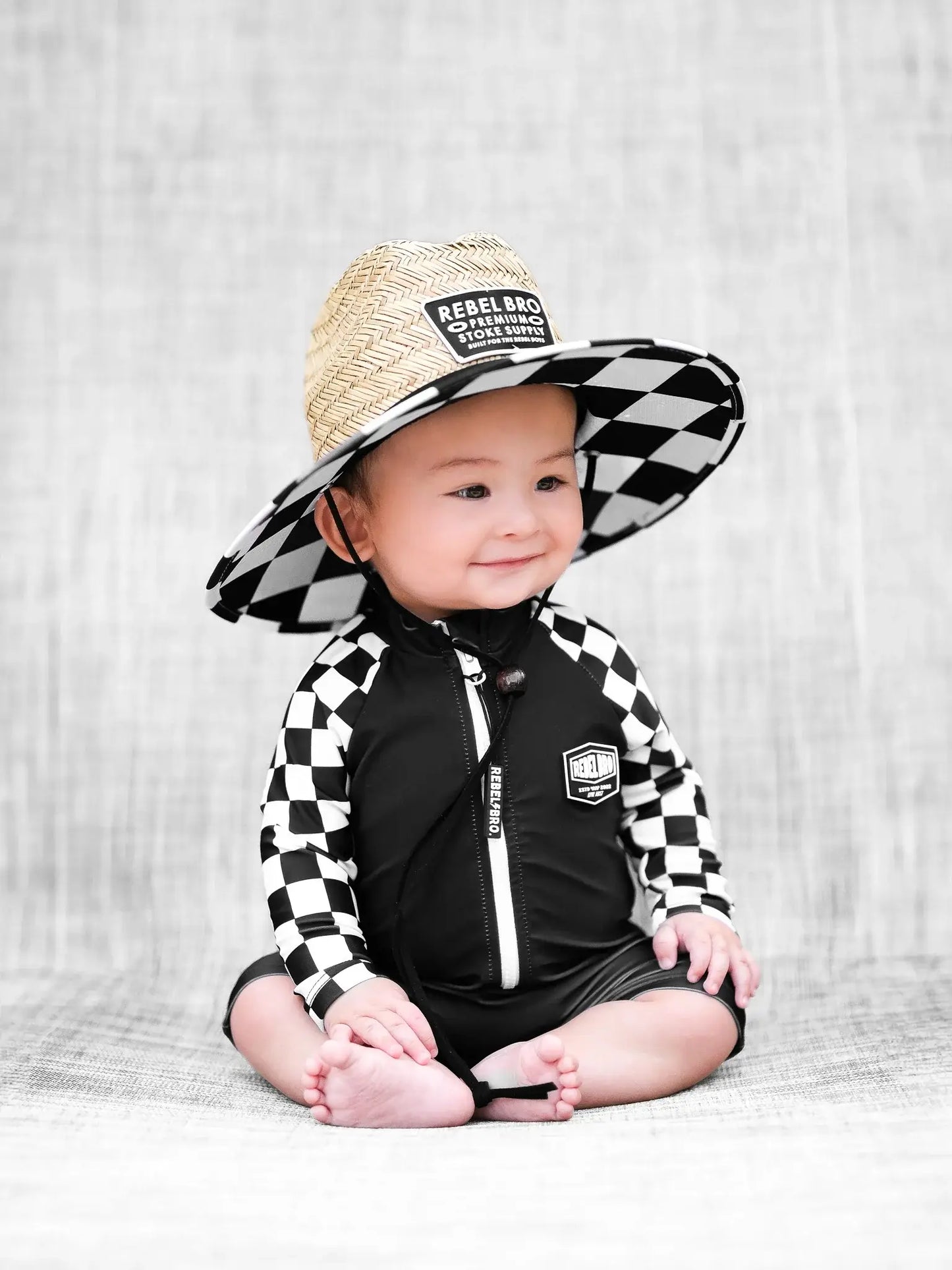 UPF50+ Swim Romper in Off The Wall