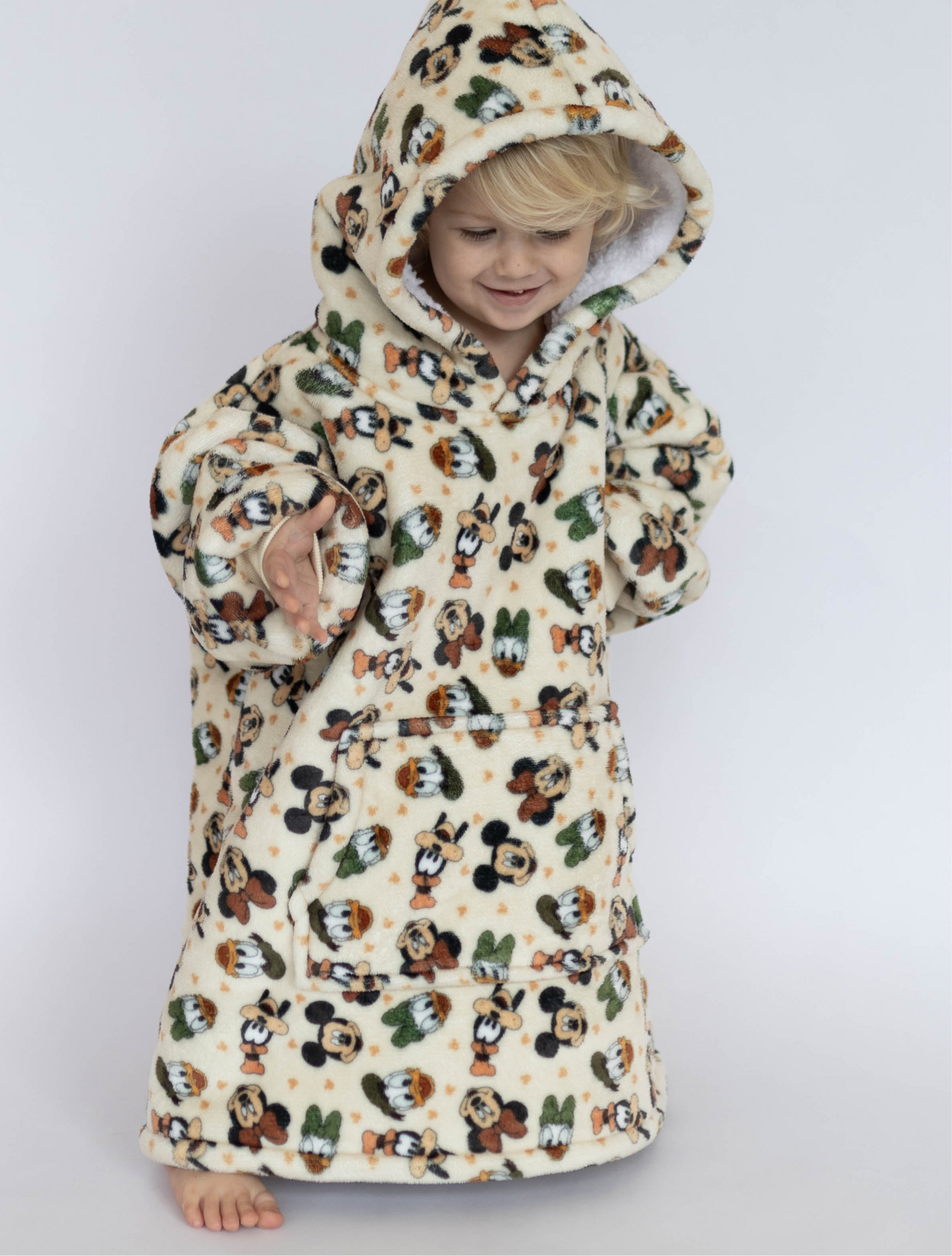 Mickey & Friends Sherpa Lined Hoodie Blanket