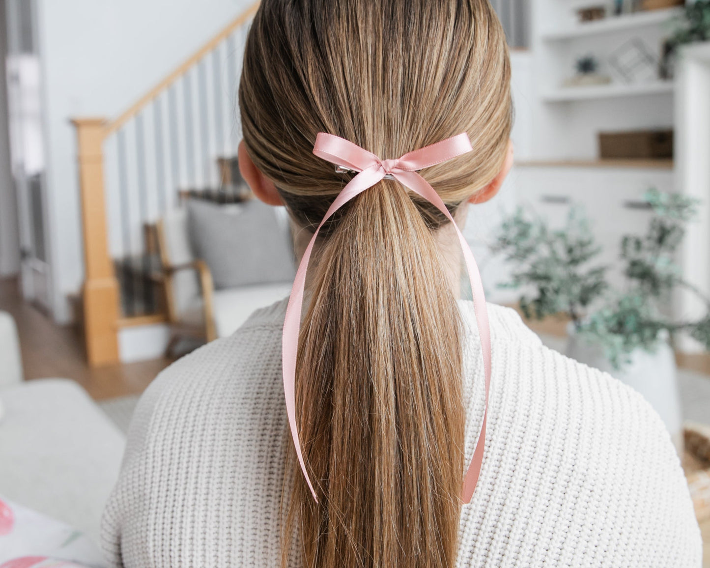 Dusty Rose | Statement Ribbon Bow
