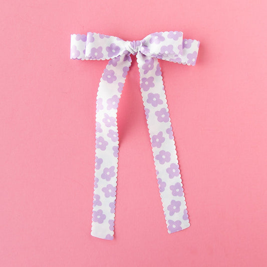 Mod Daisy - Purple | Statement Ribbon Bow