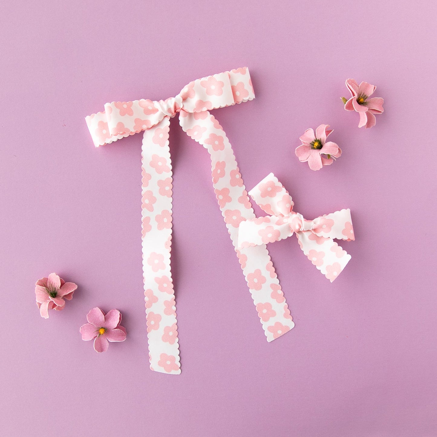 Mod Daisy - Pink | Statement Ribbon Bow