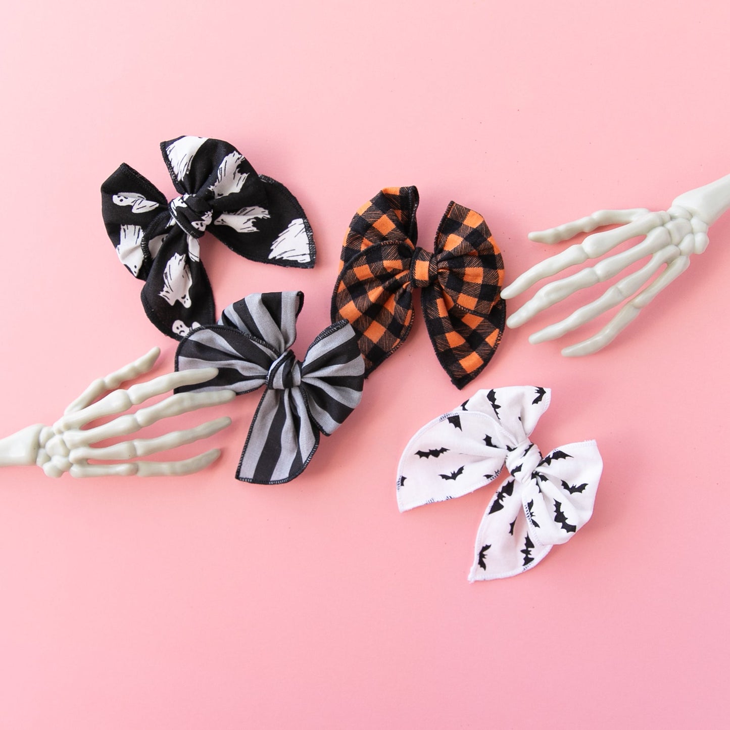 Spooky | Pigtail Set - Petite Party Bow
