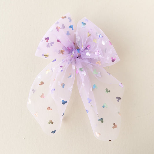 Bibbidi Bobbidi - Purple | Tulle Statement Bow