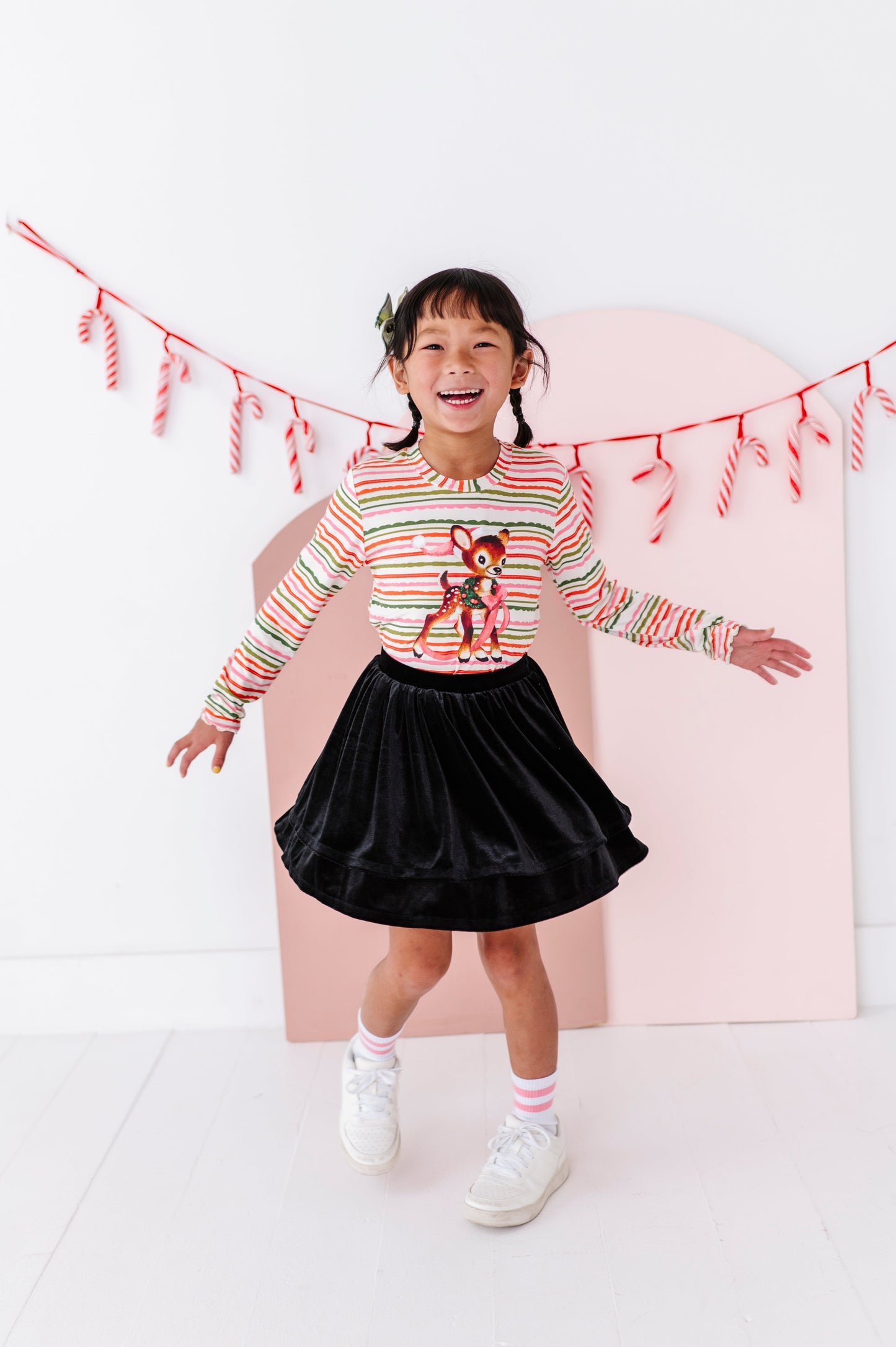 Vintage Reindeer | Bamboo Long Sleeve Shirt