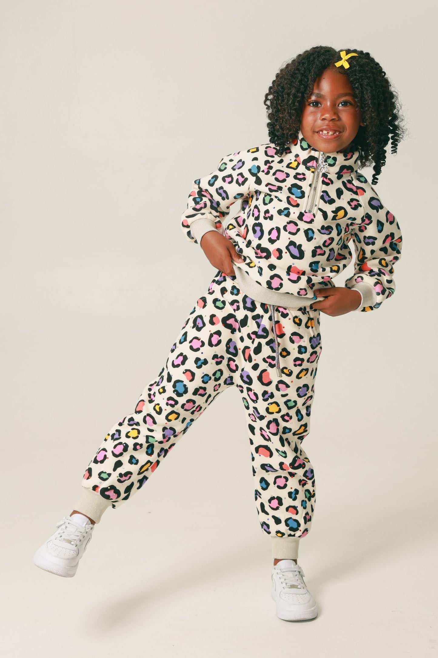 Leopard Gem Jogger Pants