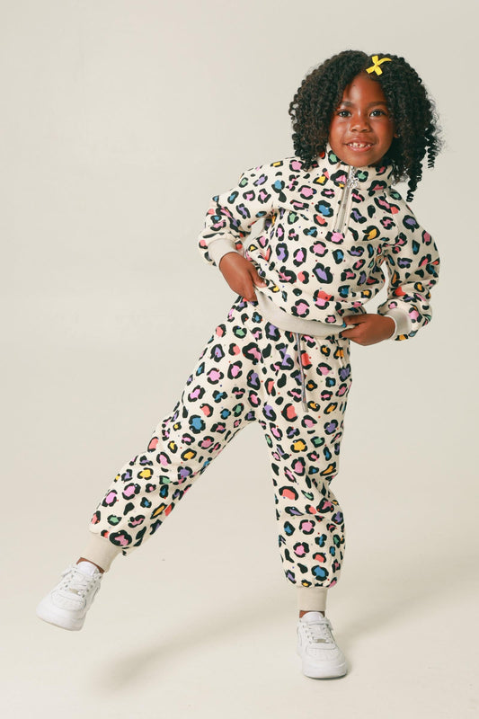 Leopard Gem Jogger Pants