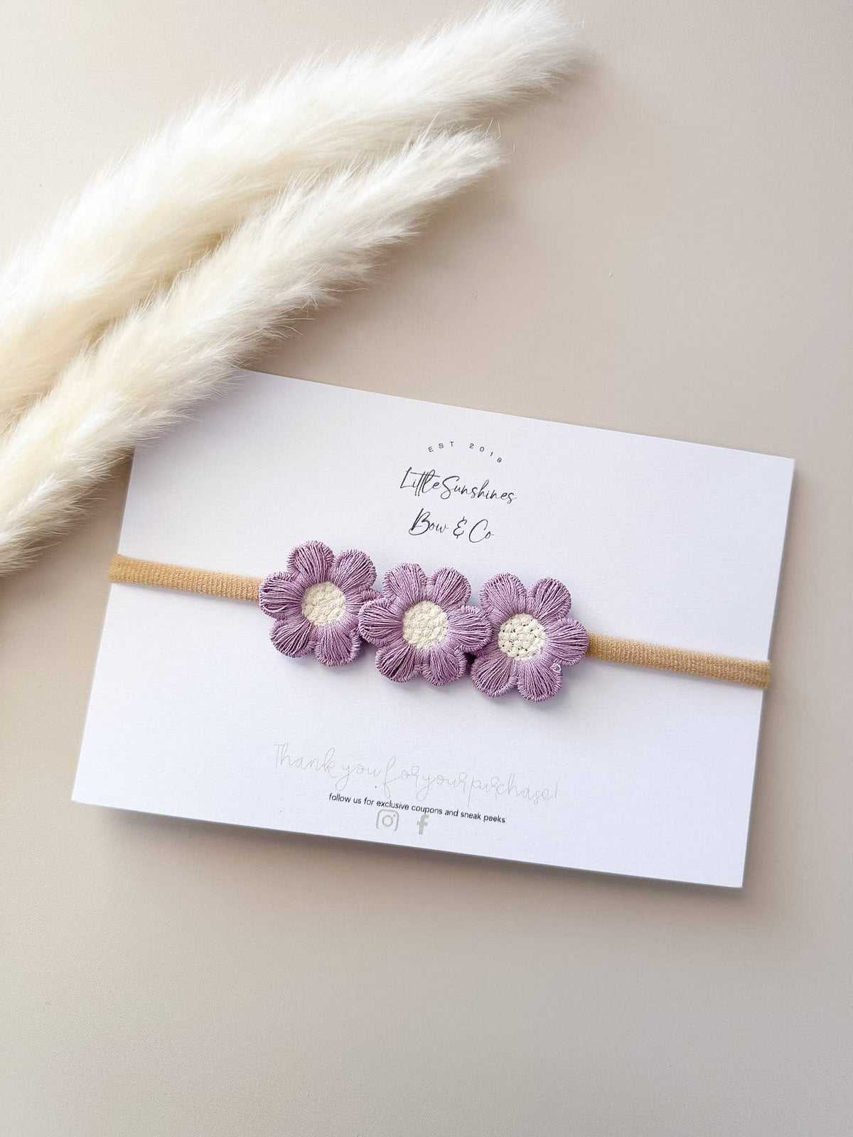 Flower Hair Clips & Nylon Headbands