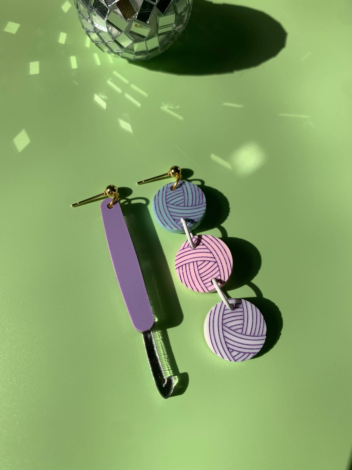 Hooked on Yarn Crochet Earrings