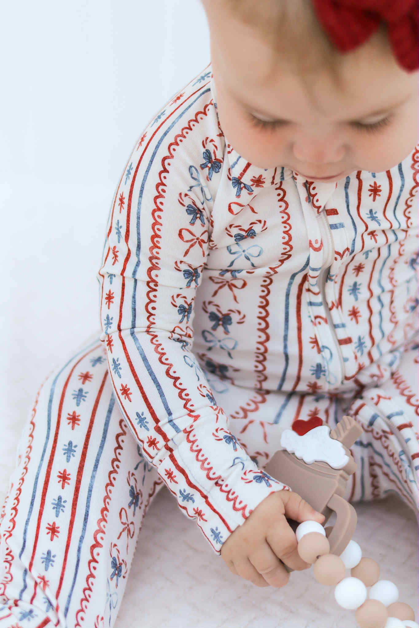 Candy Cane Lane Zippy Romper