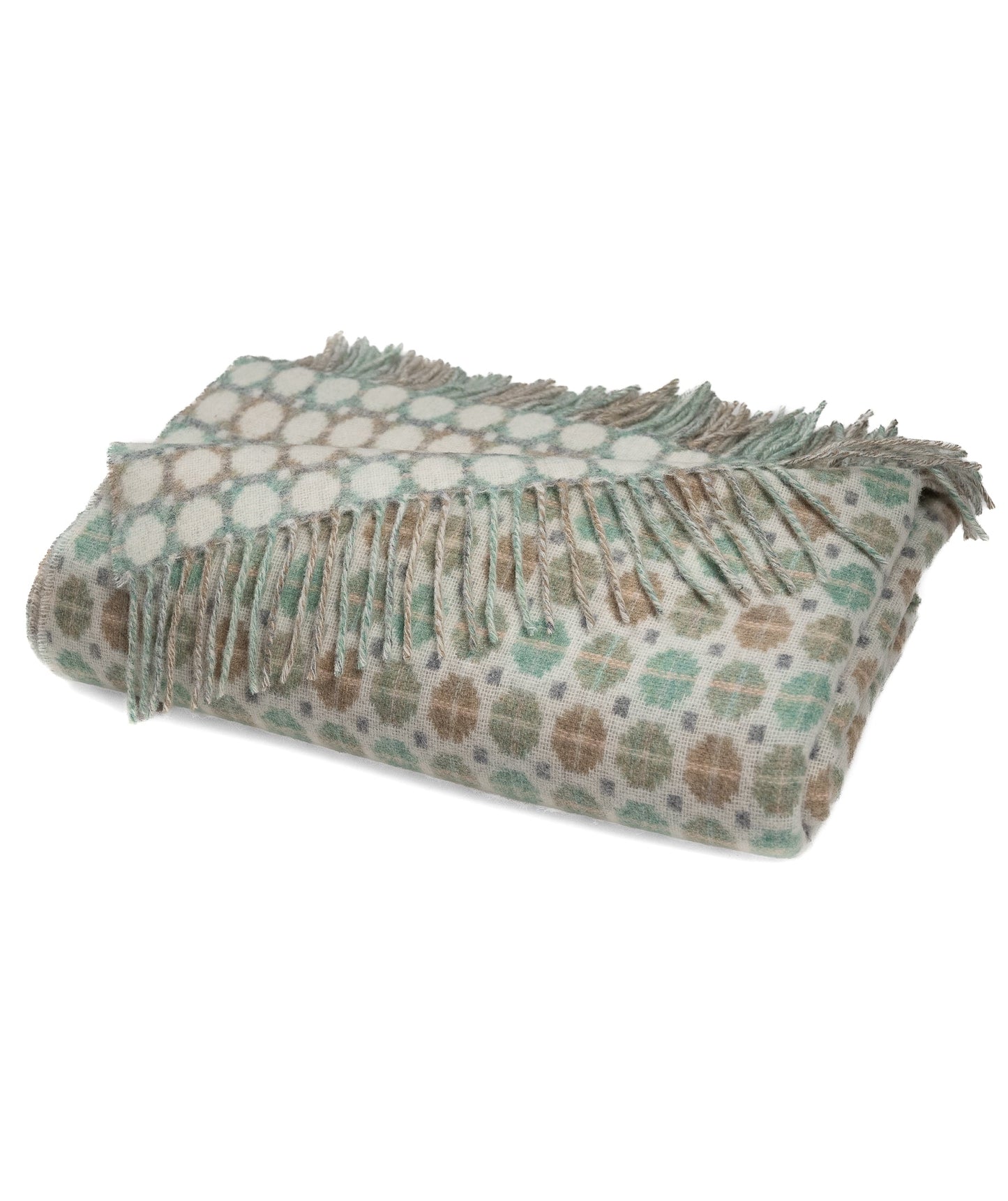 Southampton Home Merino Wool Medallion - Mint