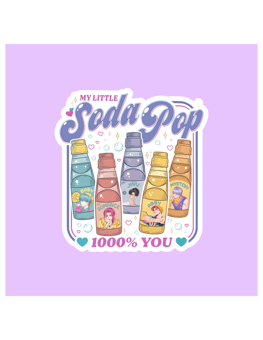 My Little Soda Pop Saja Boys KPop inspired Sticker