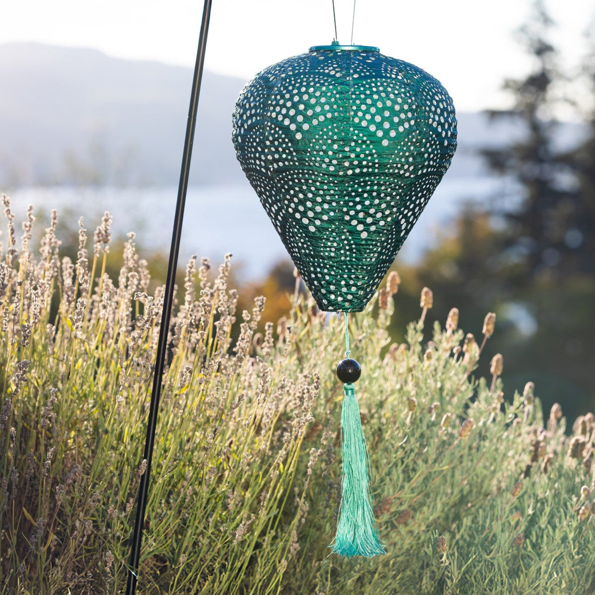 Soji Stella - Tassel Balloon - 10" Solar Lantern