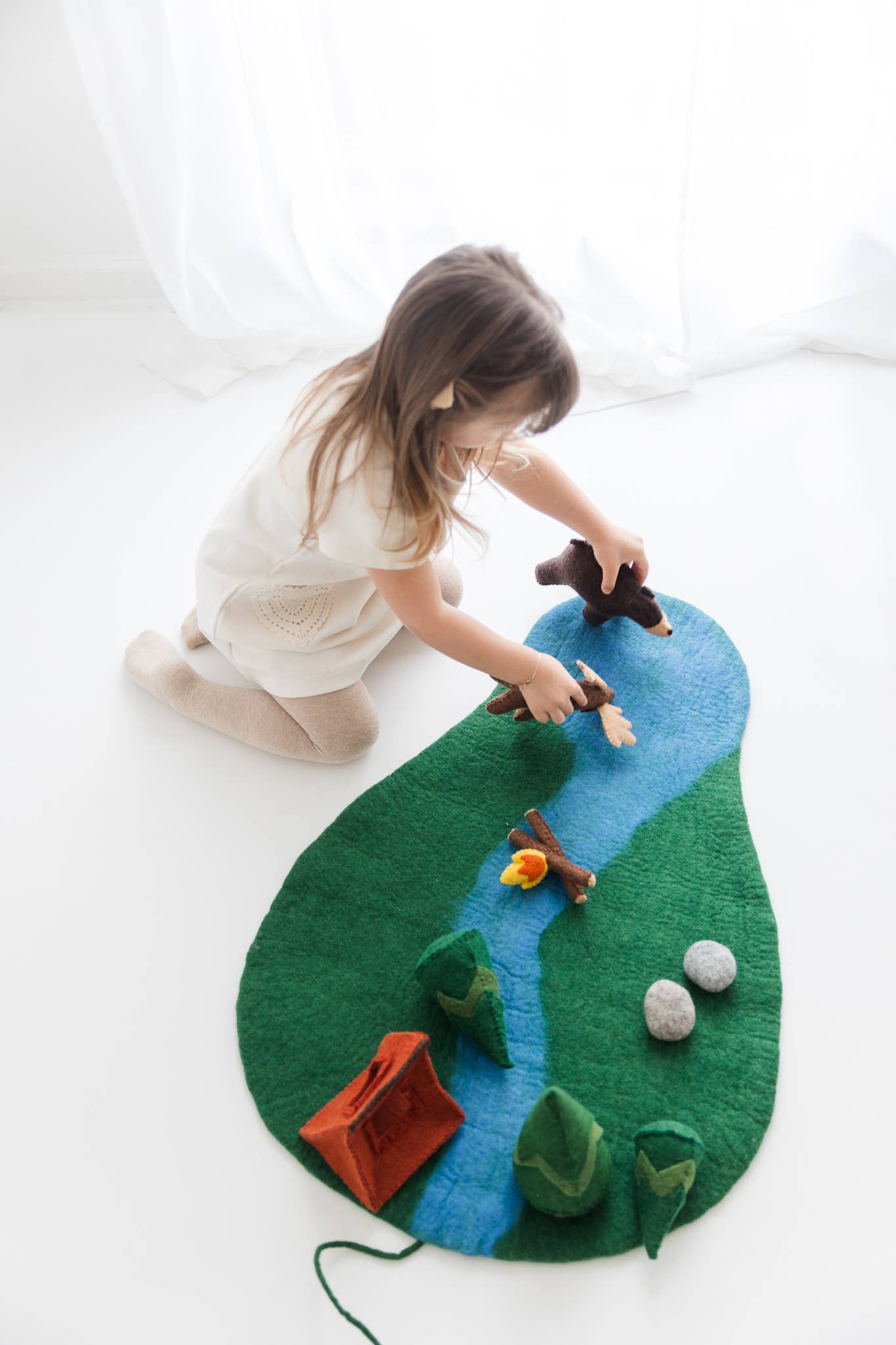 Woodland Camping Play Mat + Toys