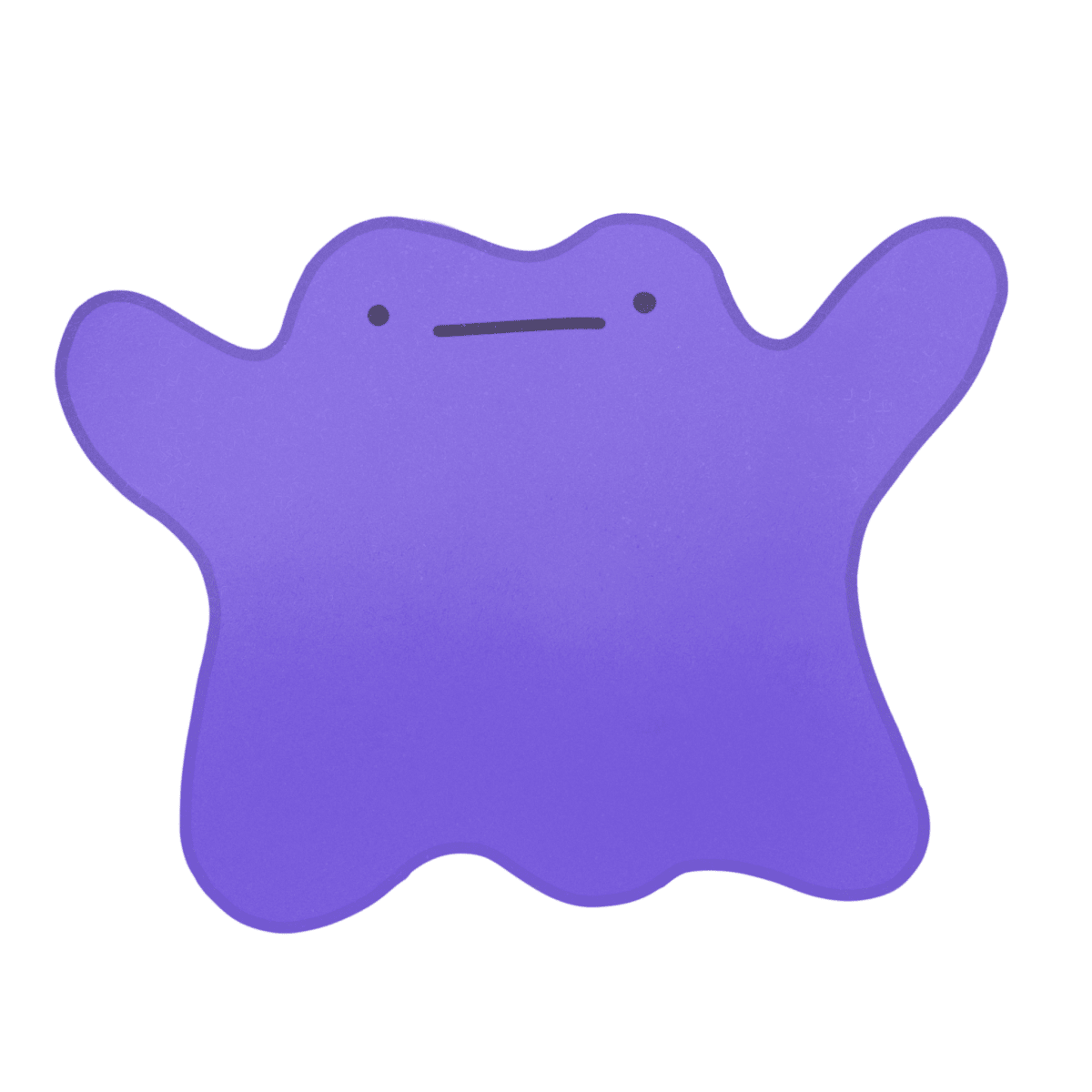Purple blob sticker