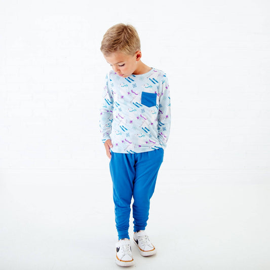 Bearly Skating Pocket Tee And Jogger Set
