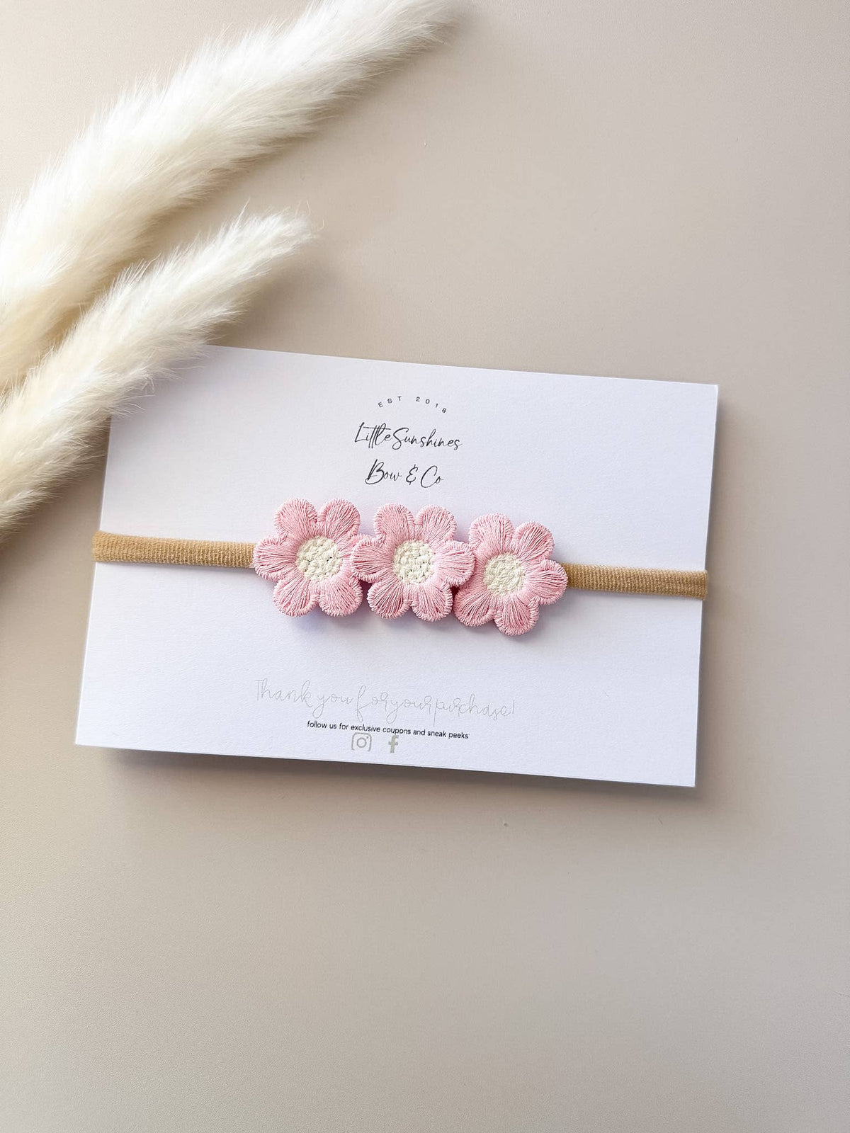 Flower Hair Clips & Nylon Headbands