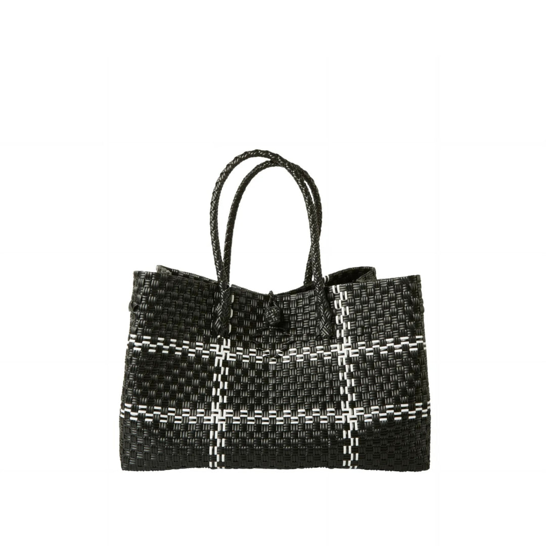 The Midi Piper Handwoven Tote · Recycled Plastic