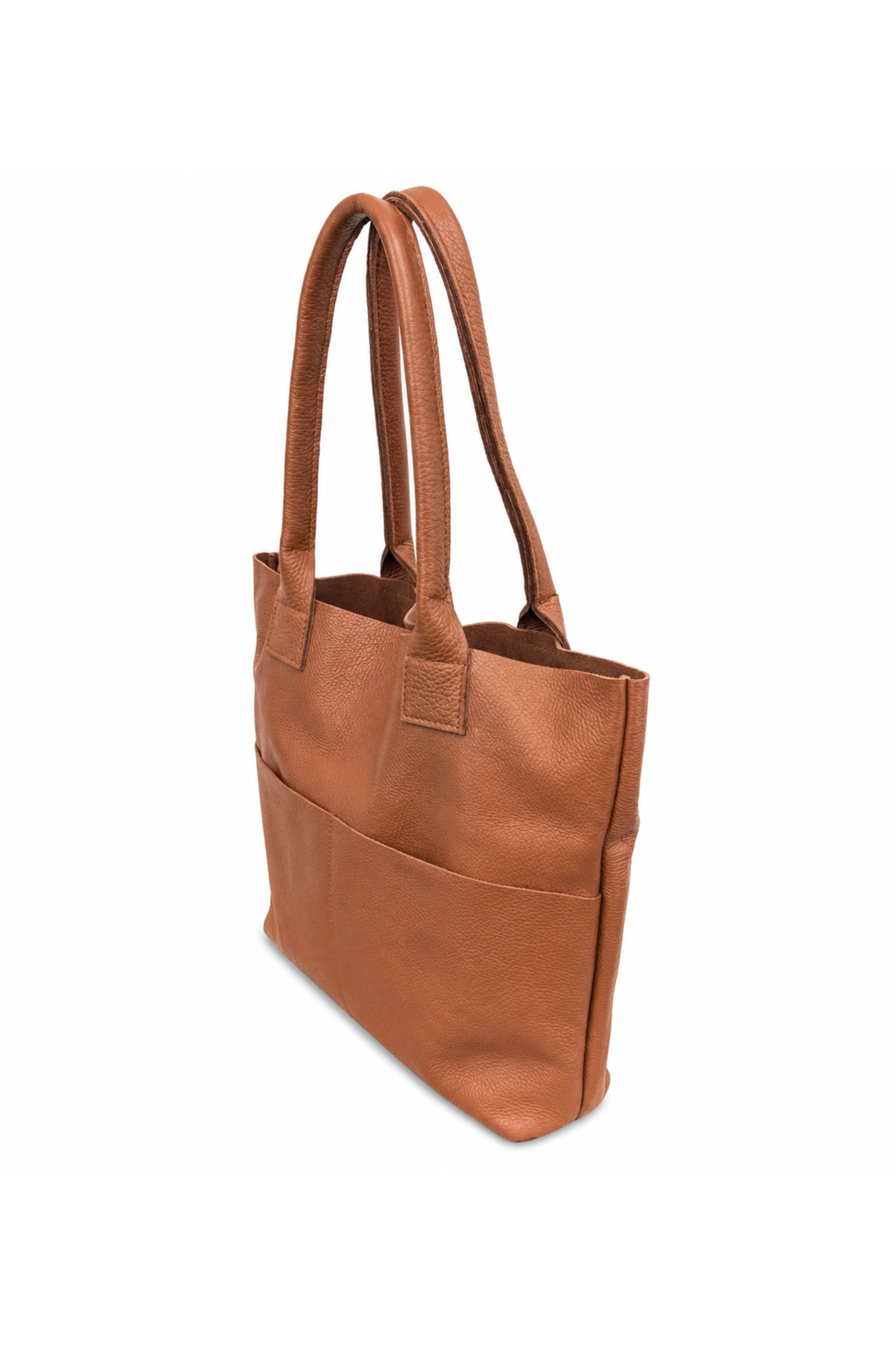 Classic Leather Tote Bag (Unstructured)