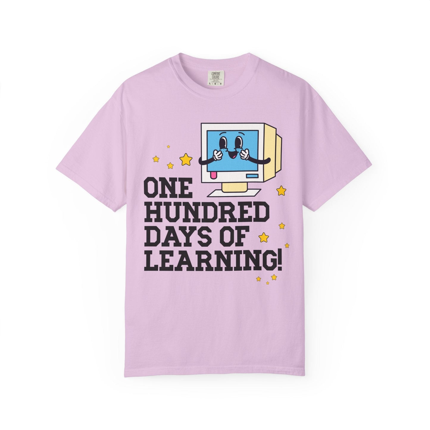 100 Days of School Computer Science or Technology Teacher Tee