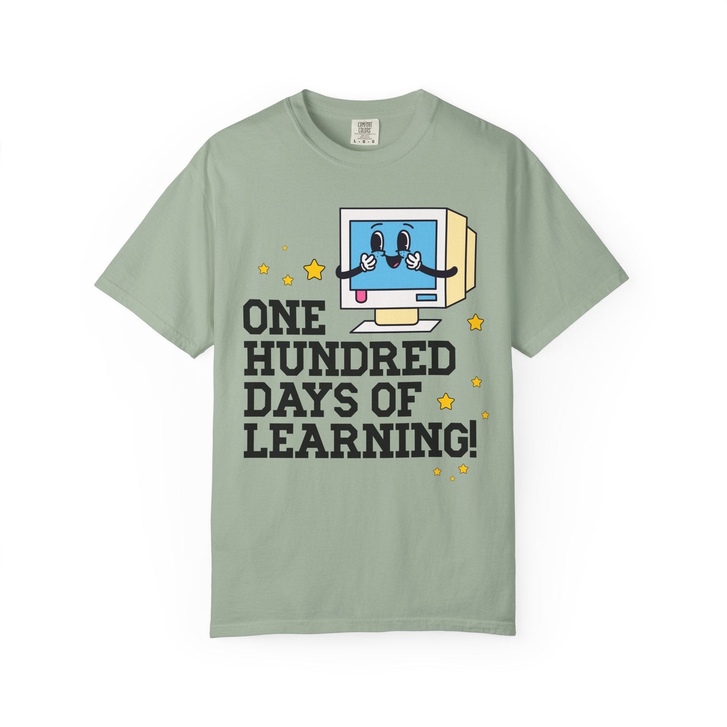 100 Days of School Computer Science or Technology Teacher Tee