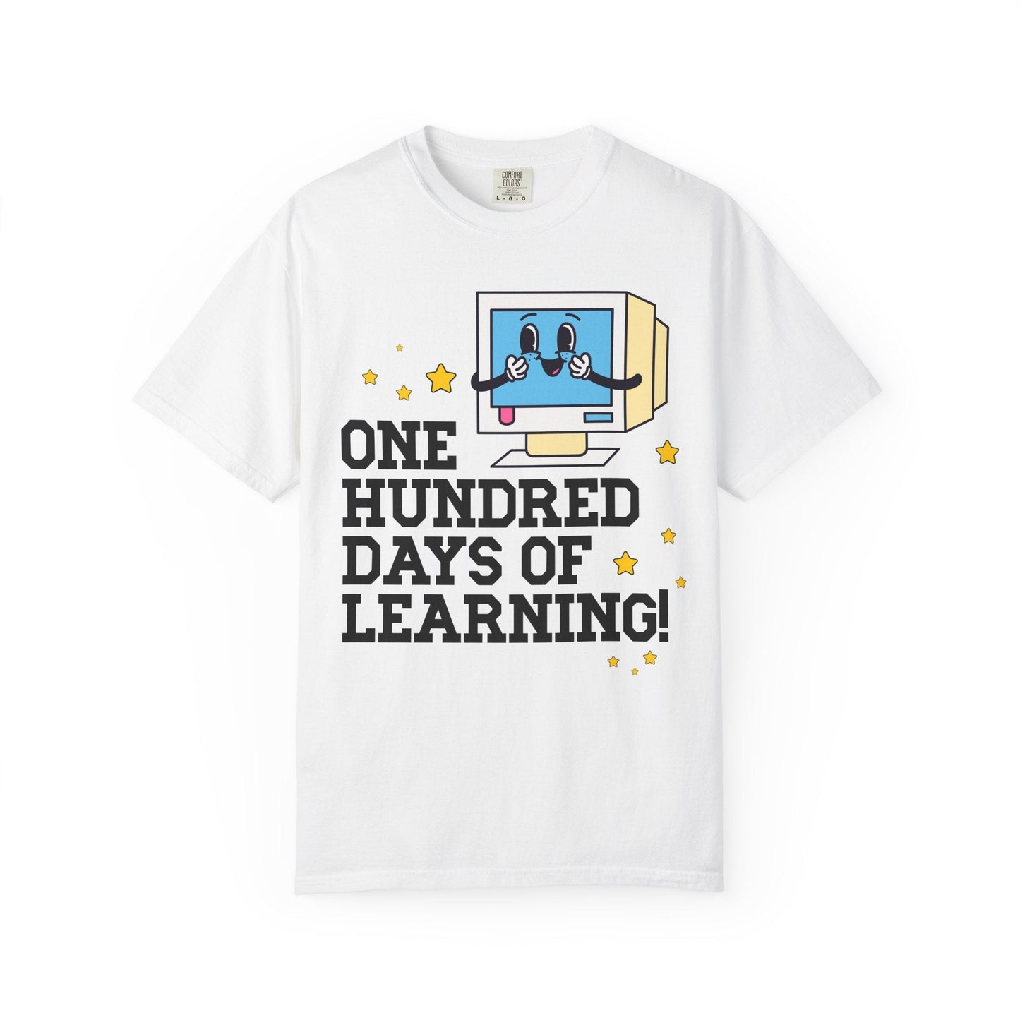 100 Days of School Computer Science or Technology Teacher Tee