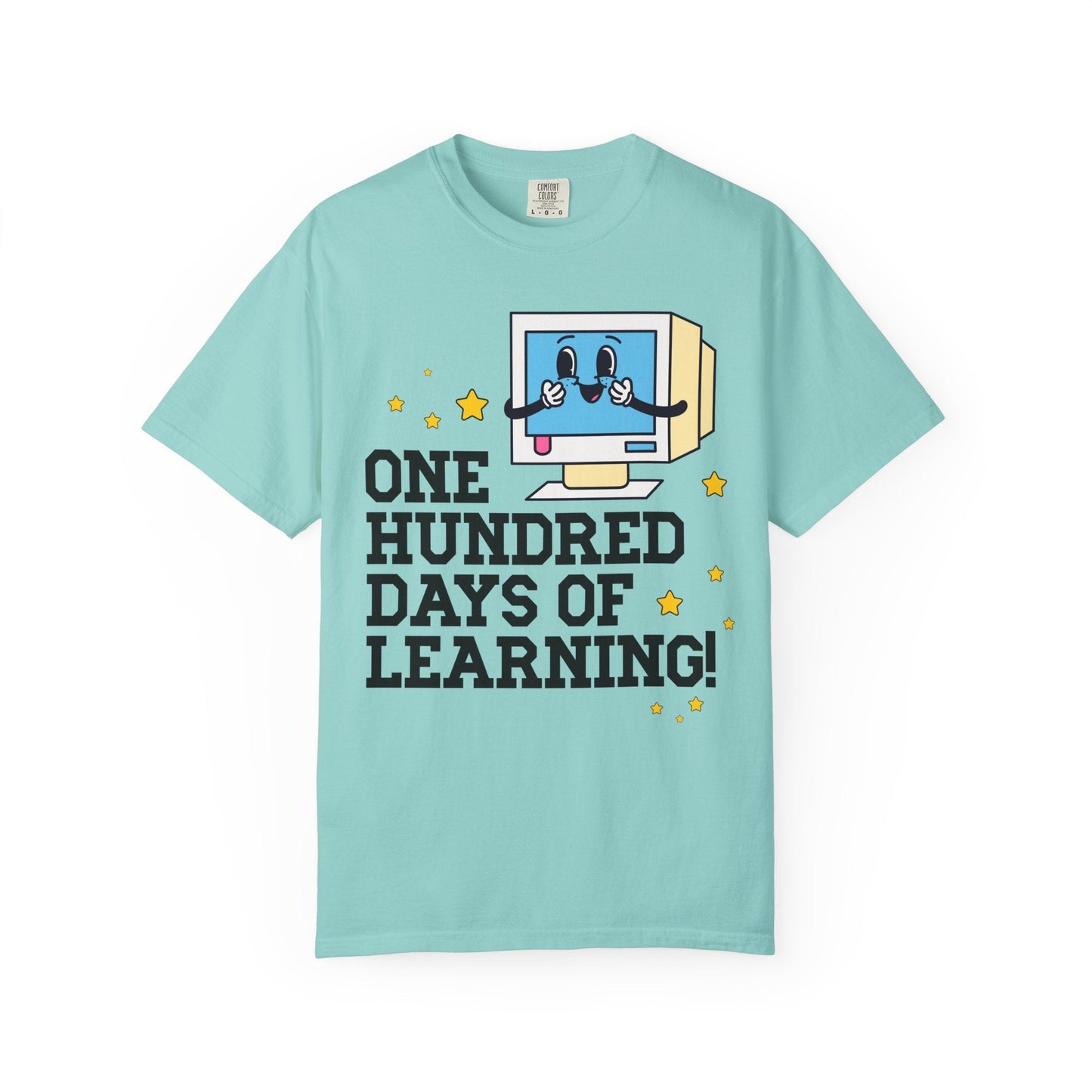 100 Days of School Computer Science or Technology Teacher Tee
