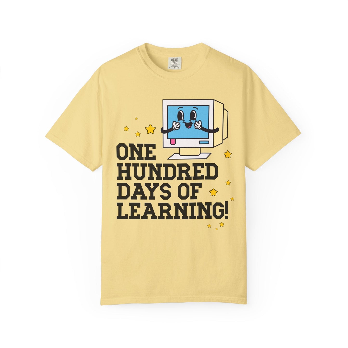 100 Days of School Computer Science or Technology Teacher Tee
