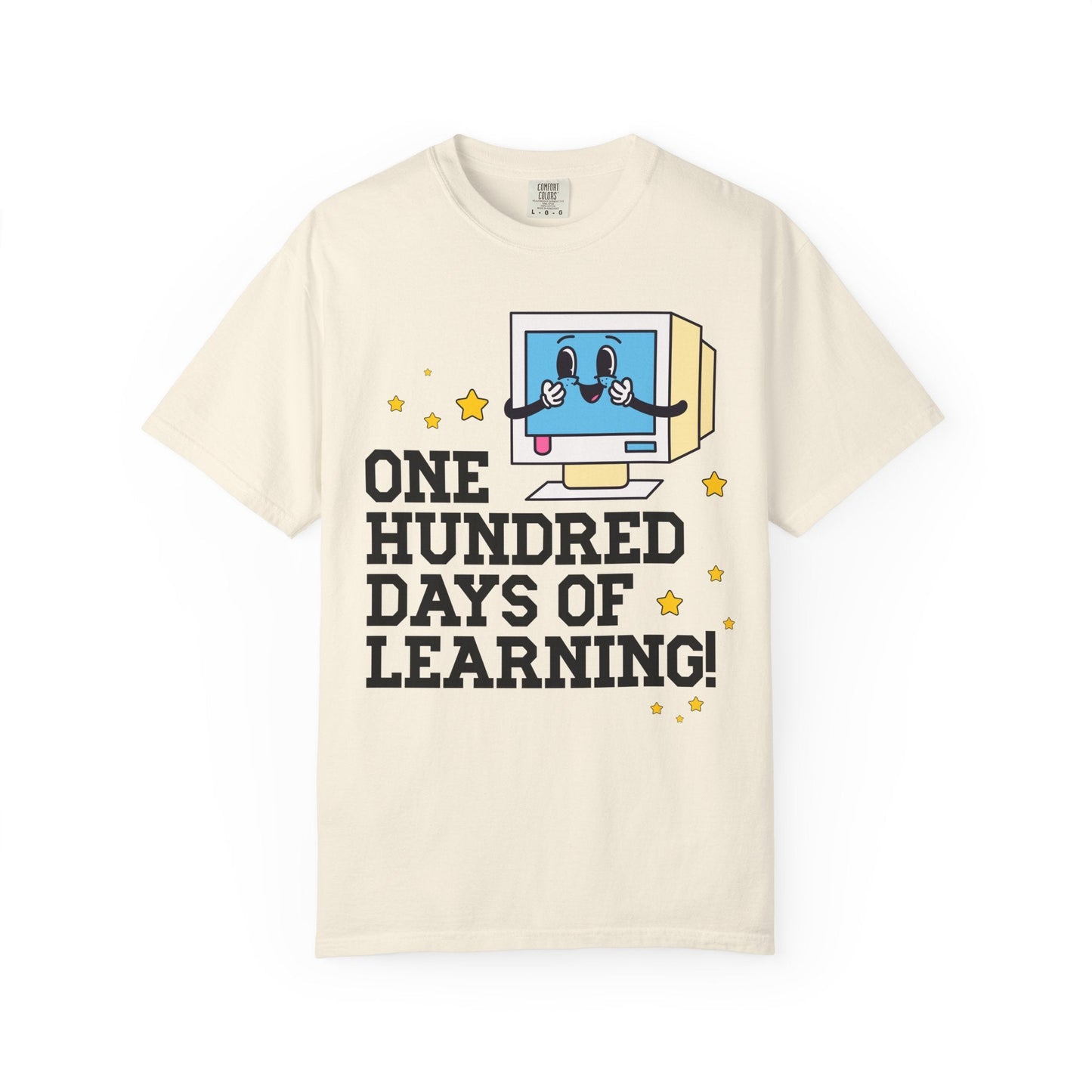 100 Days of School Computer Science or Technology Teacher Tee