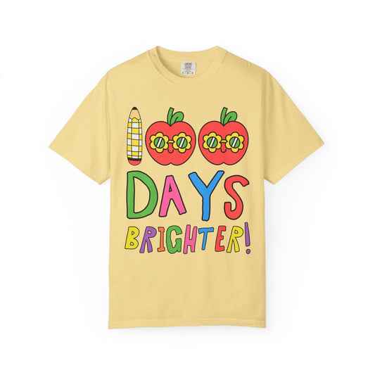 100 Days Brighter T-Shirt with Apples