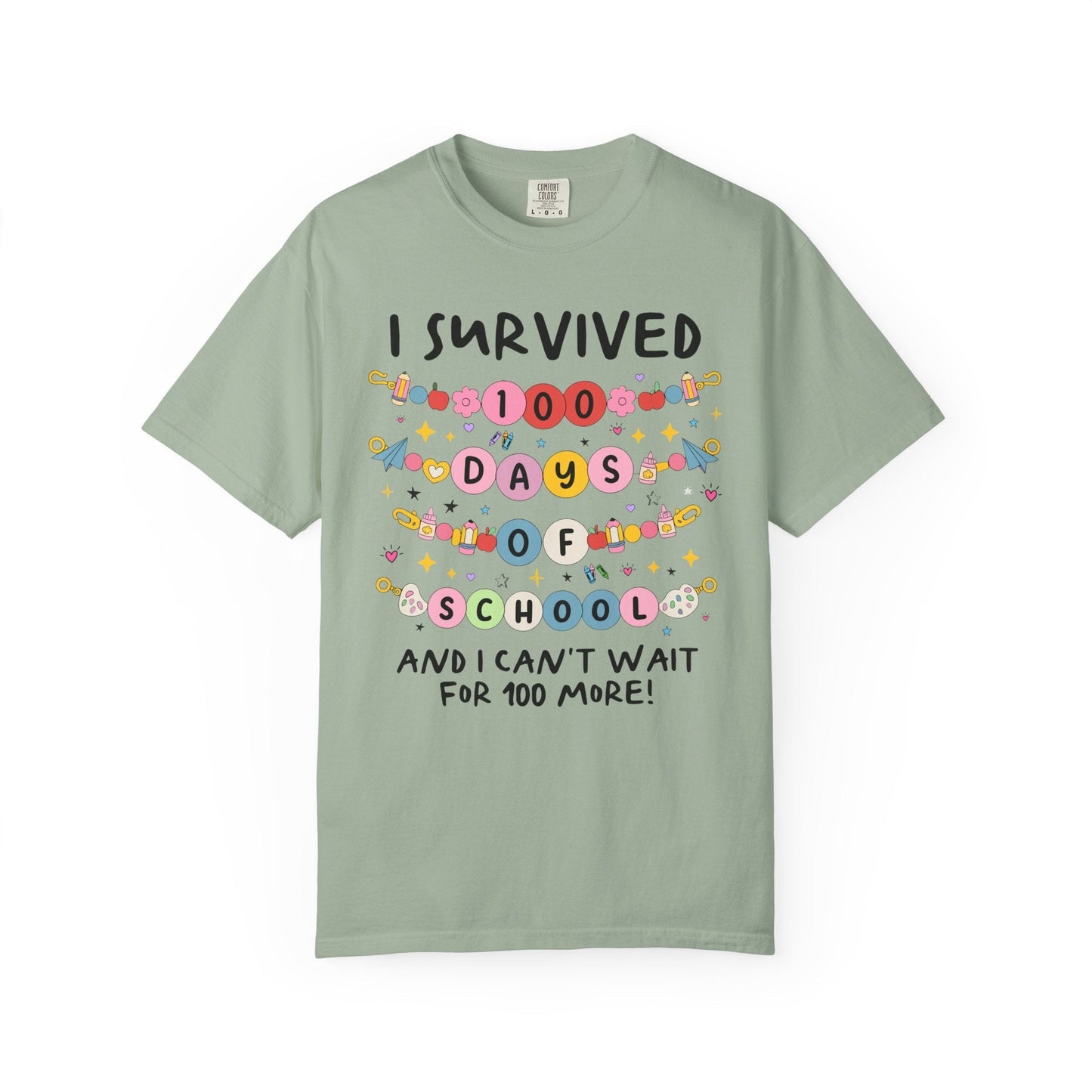 I Survived 100 Days of School Matching Tees