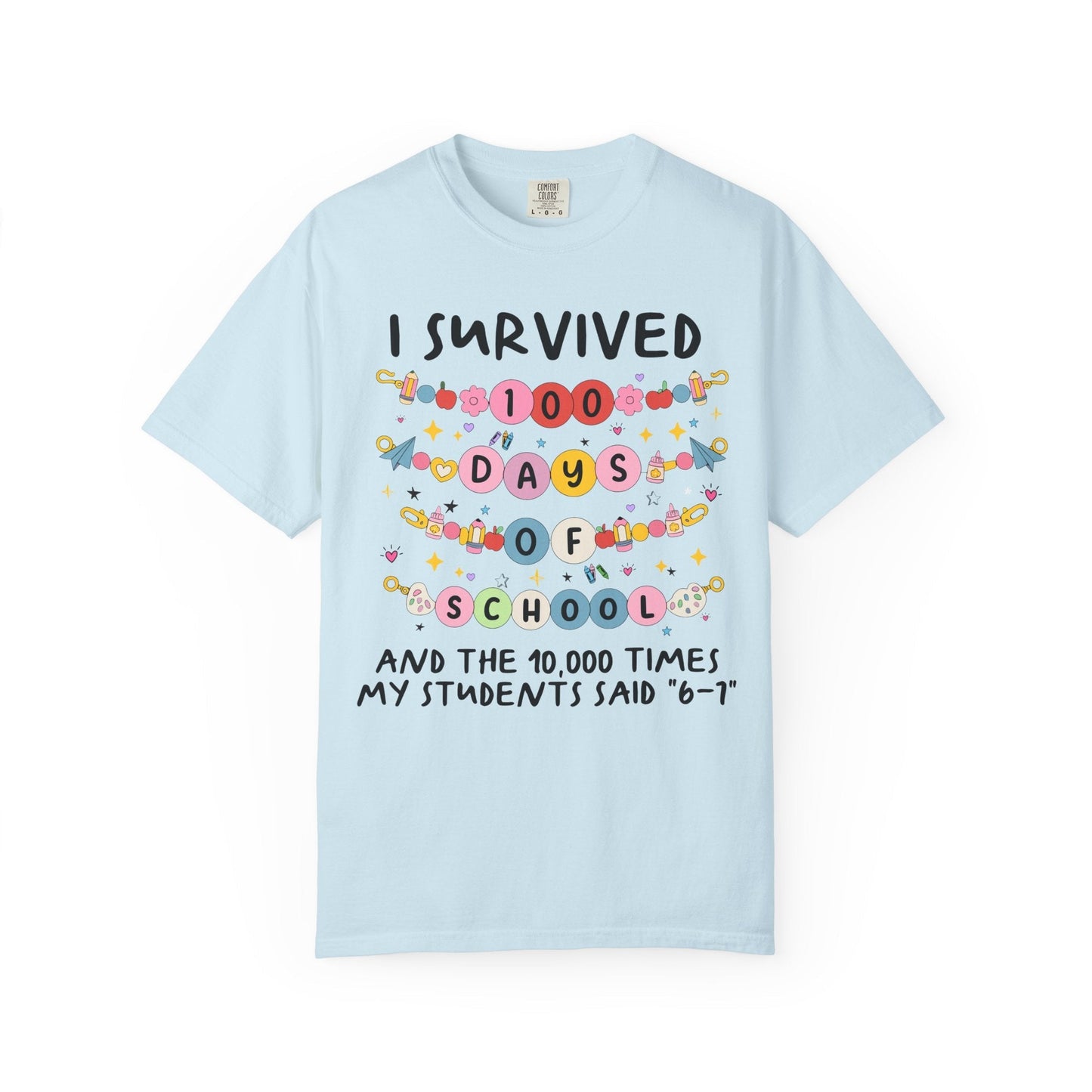 I Survived 100 Days of School Matching Tees