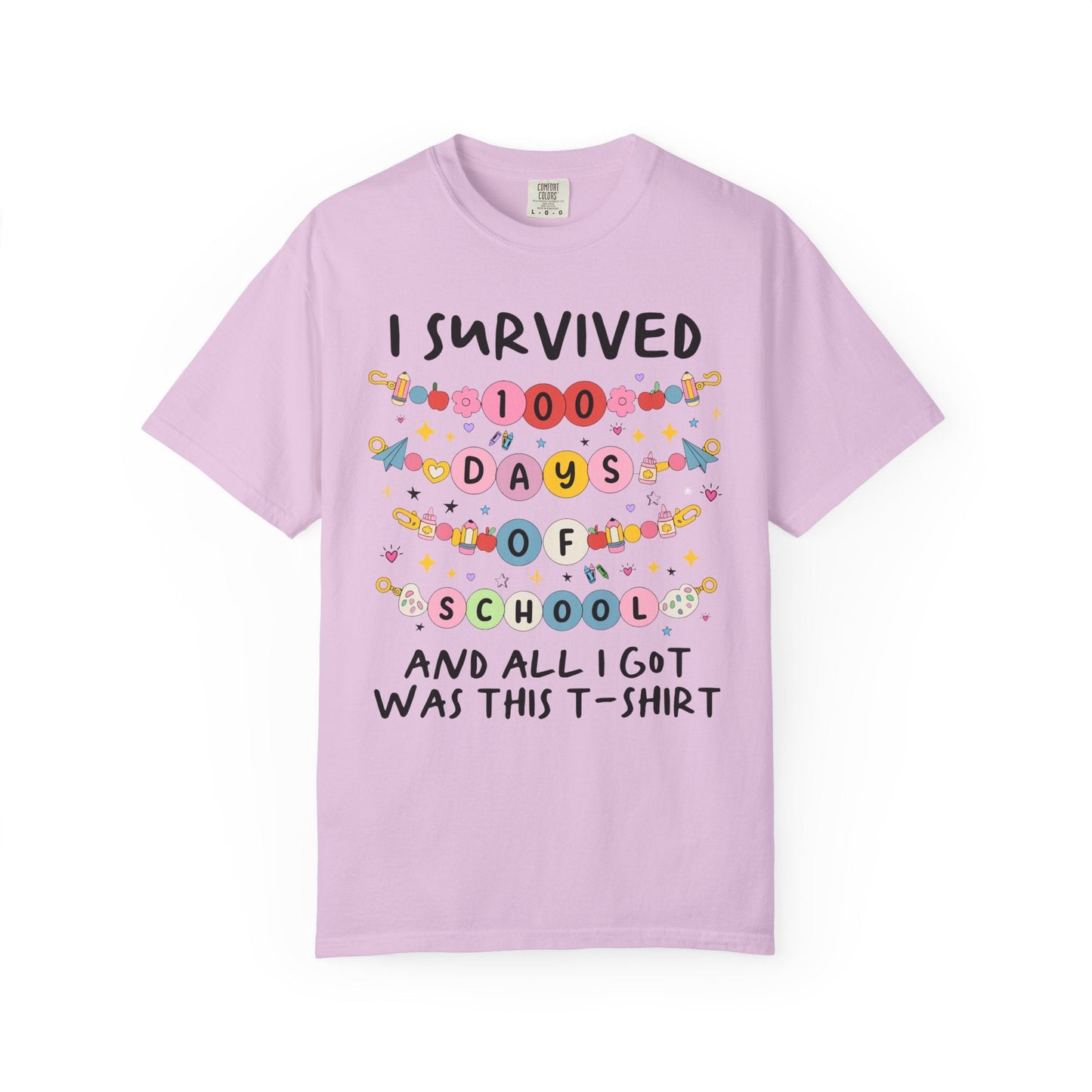 I Survived 100 Days of School Matching Tees