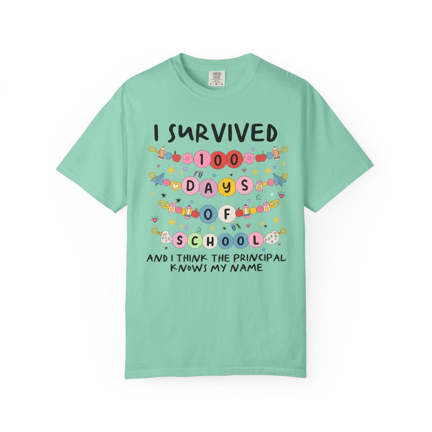 I Survived 100 Days of School Matching Tees
