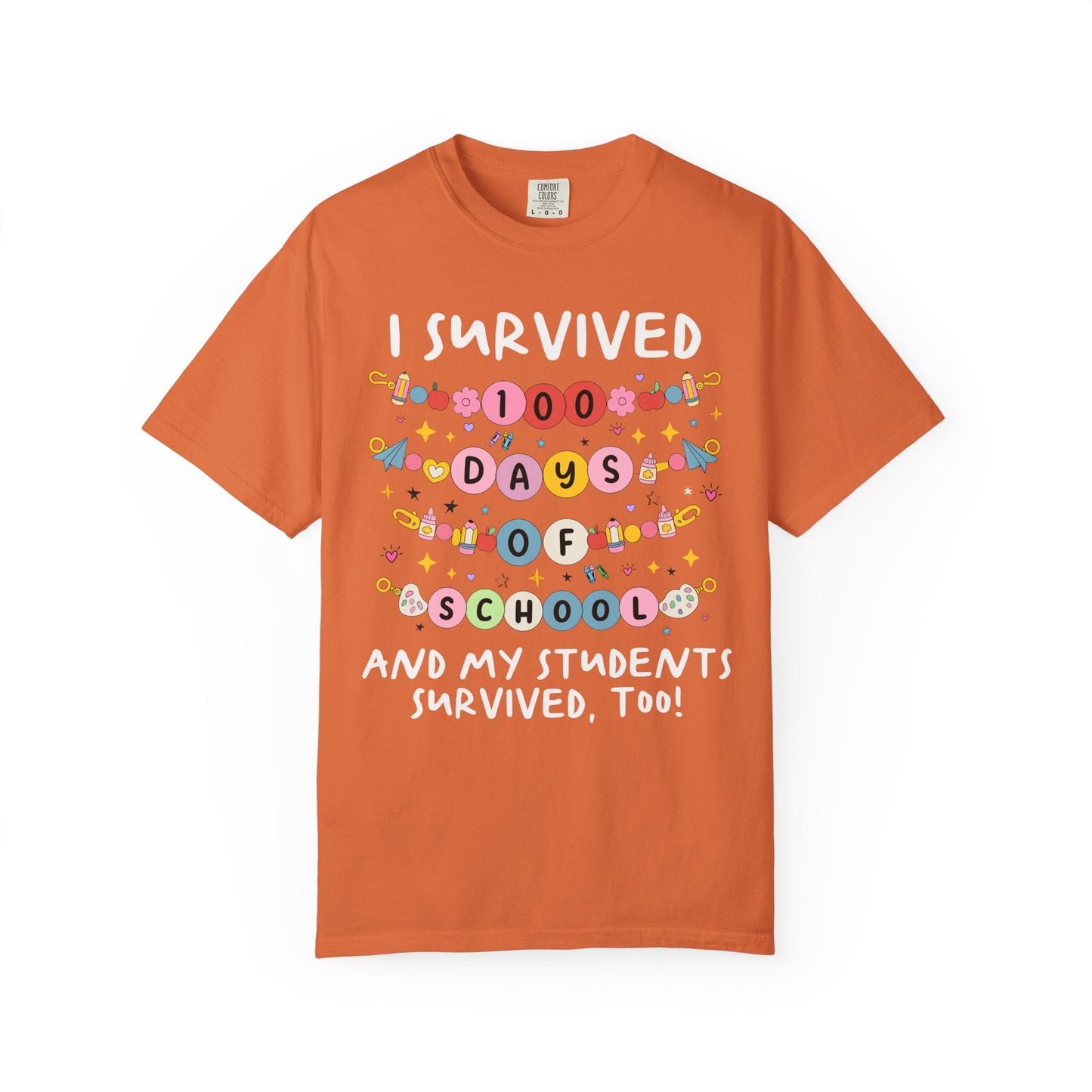 I Survived 100 Days of School Matching Tees