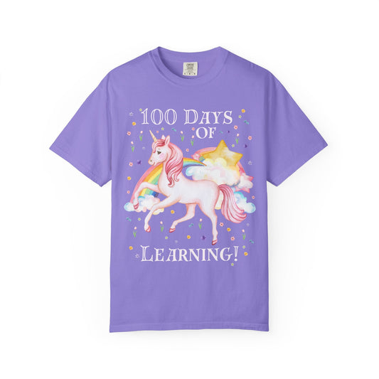 100 Days of School Unicorn Tee