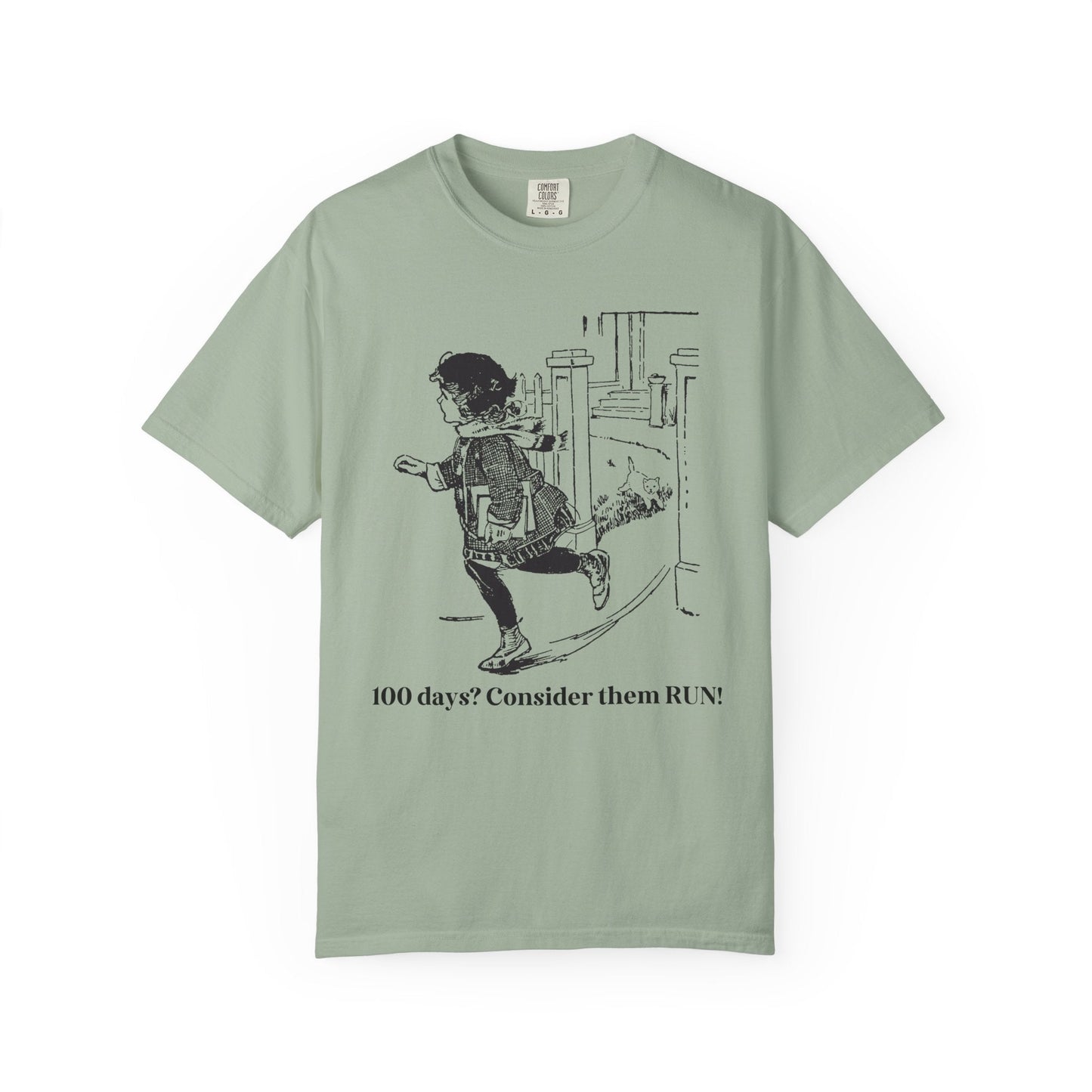 100 Days of School Teacher Tee Shirt for Cat Lover