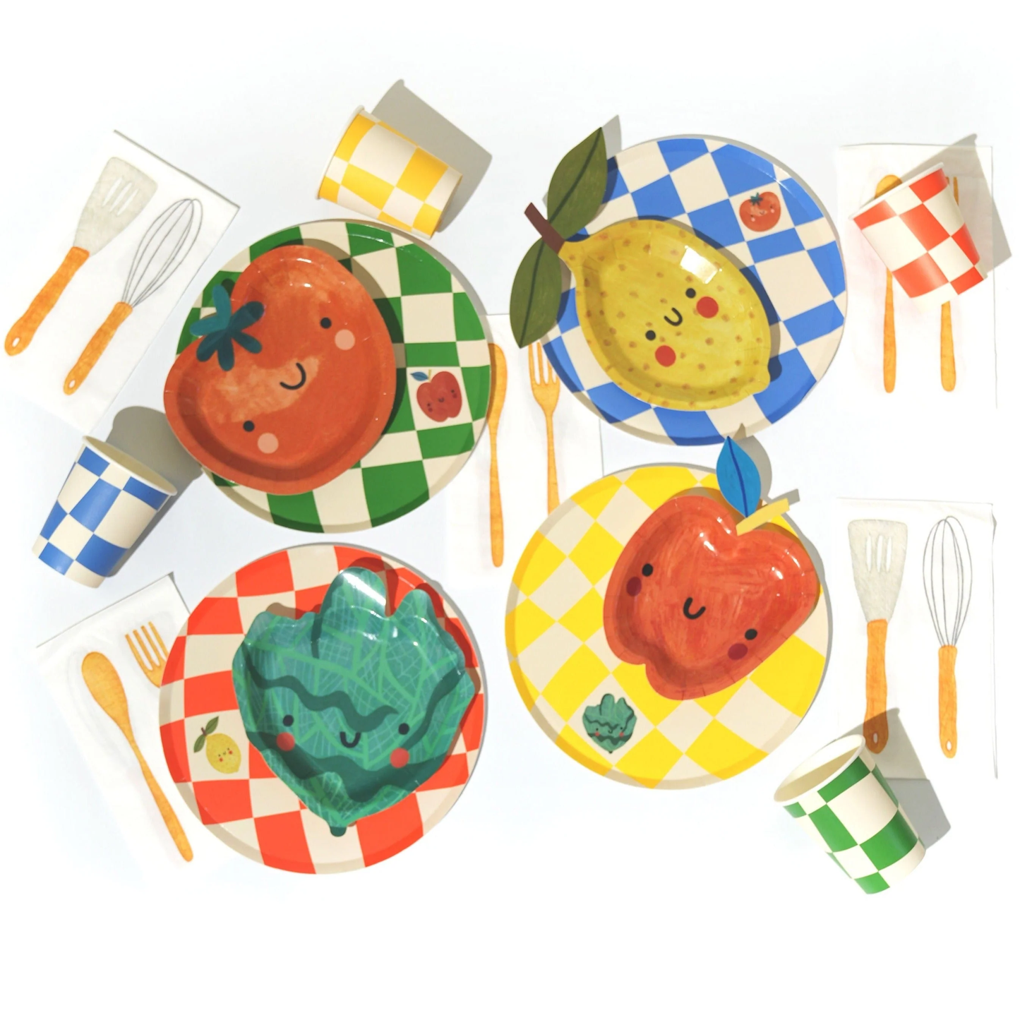 Little Chef Dessert Party Plates (x 12)