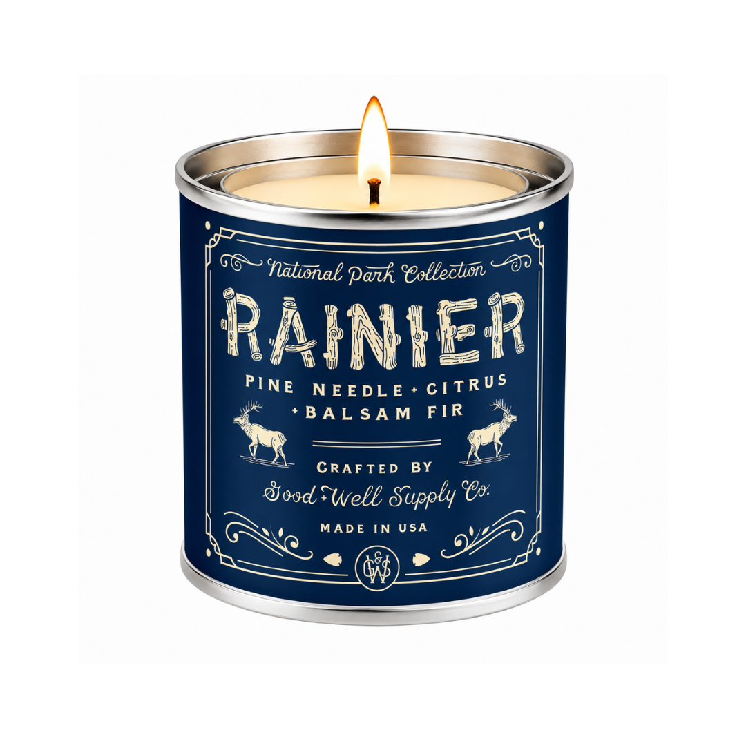 Rainier National Park Candle