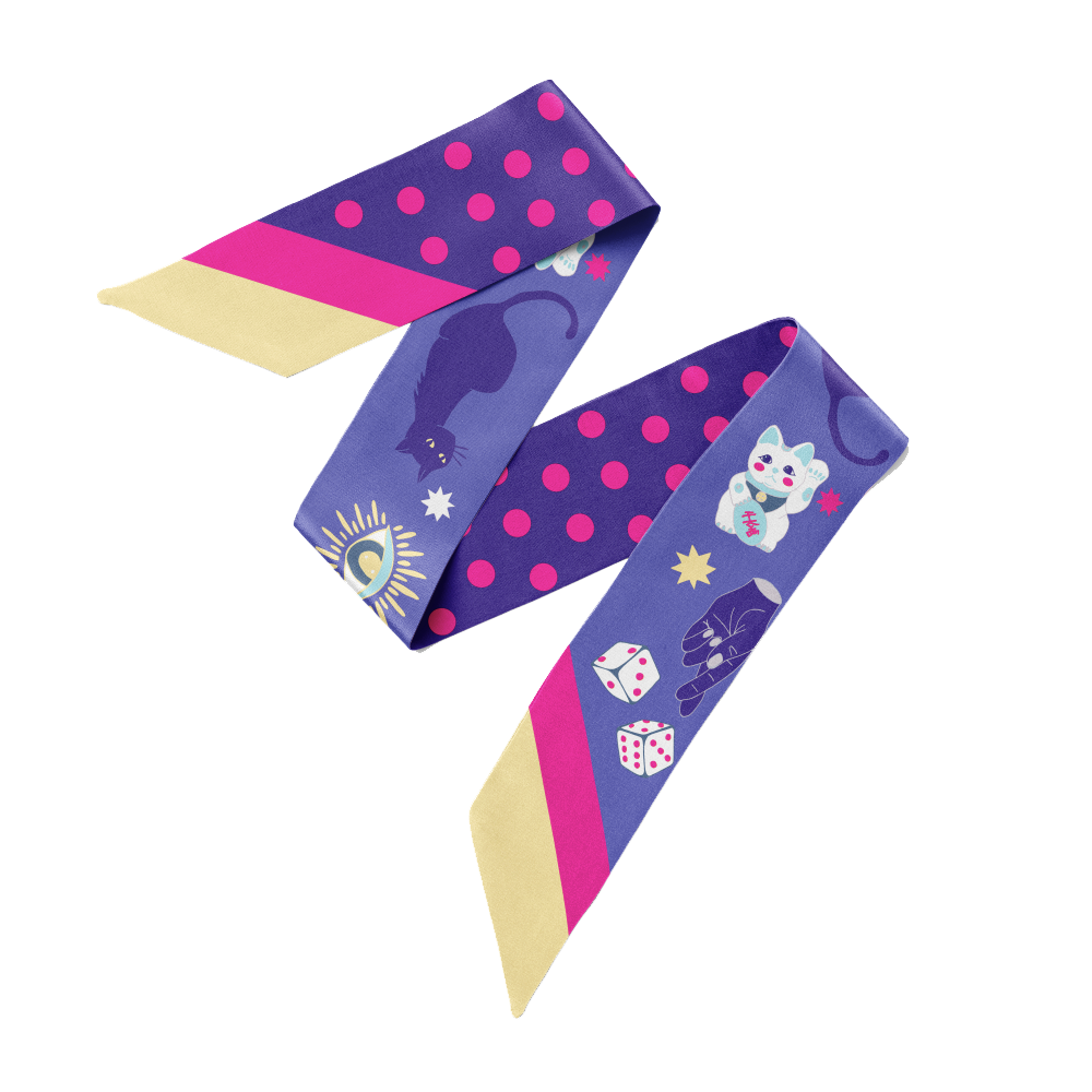 Fortune Twilly Ribbon Scarf