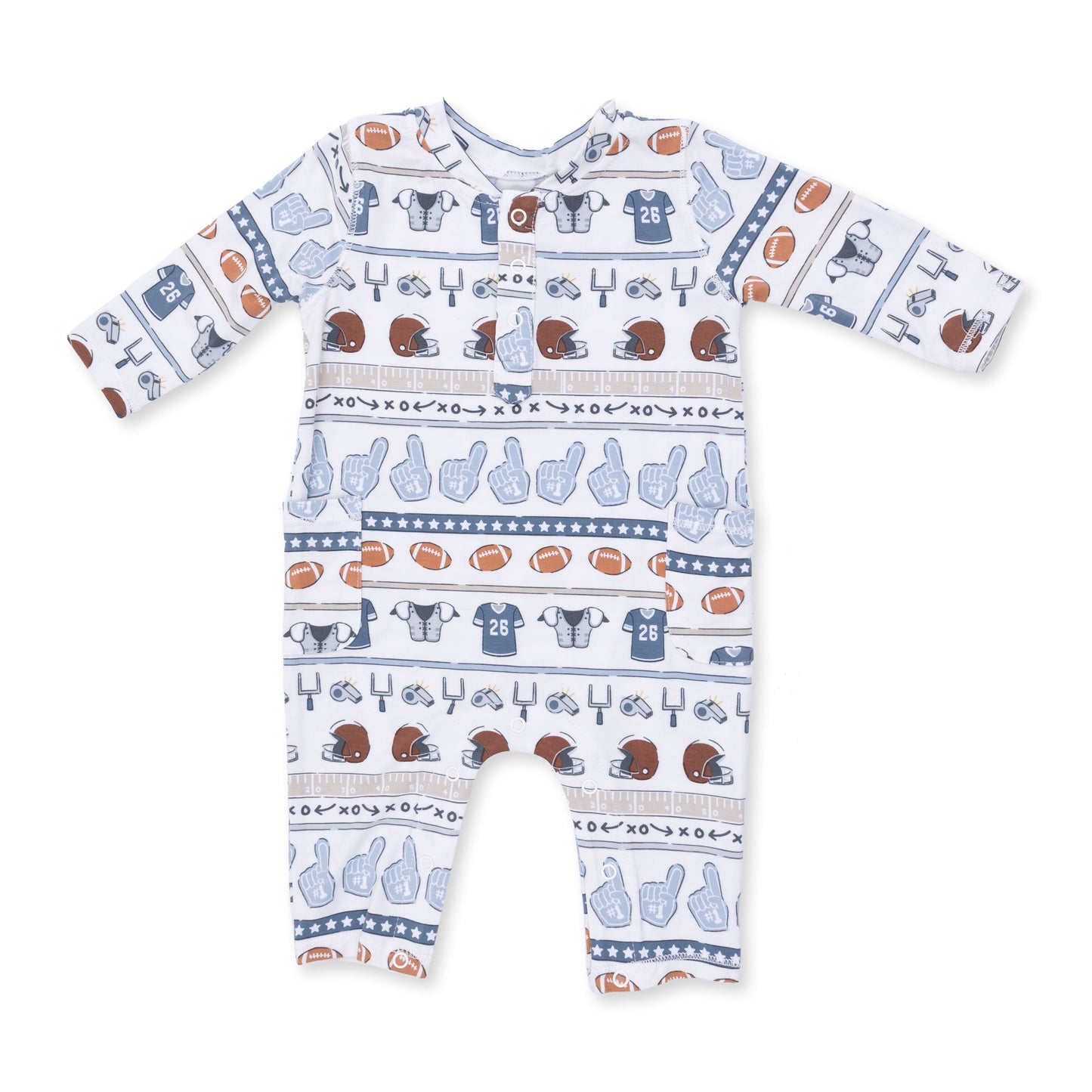 Football Stripe - Uni Romper