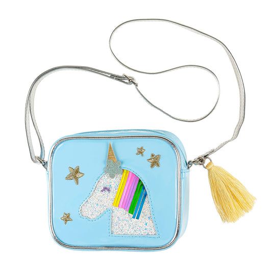 Unicorn Purse blue